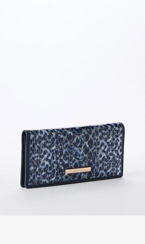 BRAHMIN Ady Wallet - Navy Meadowport in Kuwait