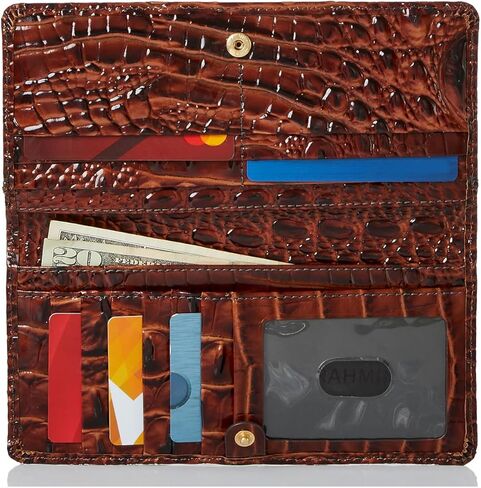 BRAHMIN Ady Wallet - Navy Meadowport in Kuwait
