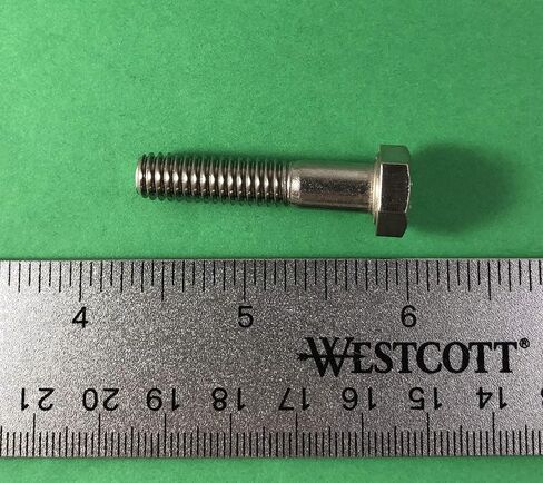US STAINLESS 100 Pcs Stainless Steel 316 A4 5/16"-18 x 1 1/2" UNC Hex Head Bolt Cap Screws F593 in Saudi Arabia