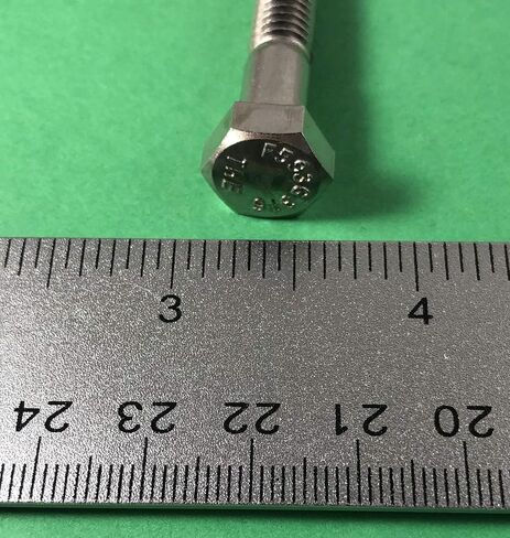 US STAINLESS 100 Pcs Stainless Steel 316 A4 5/16"-18 x 1 1/2" UNC Hex Head Bolt Cap Screws F593 in Saudi Arabia