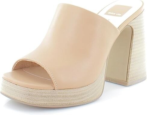 DOLCE VITA Women's Lukas Block Heel, Sand Leather, 10 in Saudi Arabia