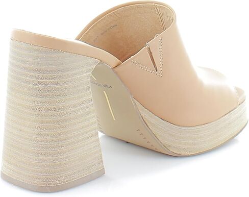 DOLCE VITA Women's Lukas Block Heel, Sand Leather, 10 in Saudi Arabia