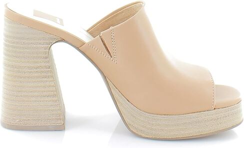 DOLCE VITA Women's Lukas Block Heel, Sand Leather, 10 in Saudi Arabia