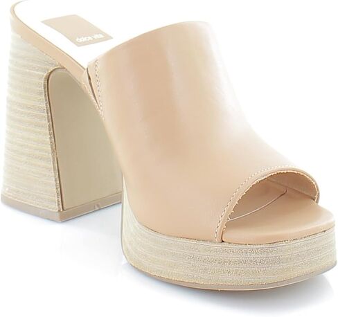 DOLCE VITA Women's Lukas Block Heel, Sand Leather, 10 in Saudi Arabia