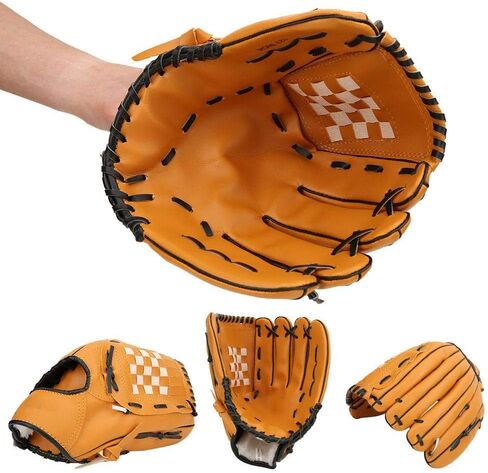 Thicken Baseball Glove, Adults Children PVC Thicken Baseball Glove Practicing Training Competition Gloves in Saudi Arabia