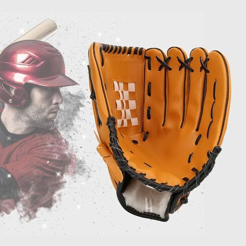 Thicken Baseball Glove, Adults Children PVC Thicken Baseball Glove Practicing Training Competition Gloves in Saudi Arabia