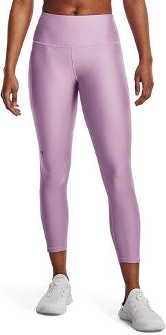 سروال نسائي من Under Armour HeatGear Armor عالي الخصر مانع للانزلاق عند الكاحل، (174) أوركيد طازج / / أسود، مقاس كبير in Saudi Arabia