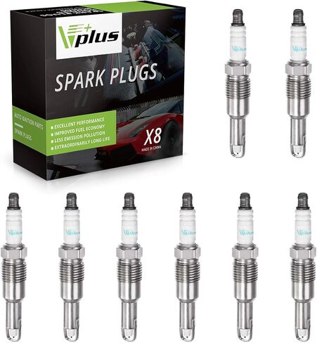 SP515 SP546 Iridium Spark Plug 8 pack Replaces# PZT14F, PZT1F, PZT2F, PZT2FF4, SP421, SP462, SP507 Compatible with Ford 2005-2008 f150 F250 F350 SUPER DUTY EXPEDITION 5.4L 6.8L V8 V10 in Saudi Arabia