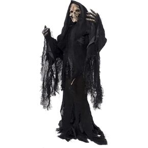Grim Reaper Costume with Mask, Rotting Gown and Gloves by Zagone Studios