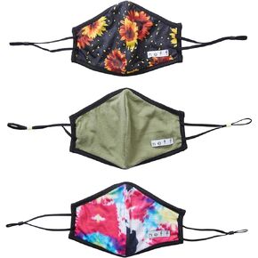 NEFF mens Men's 3 Pack Reusable Washable Fun Designs Face Mask