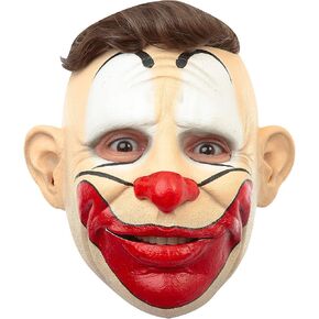 Ghoulish Masks Adult Customizable Hairstyle Friendly Clown Latex Mask in Saudi Arabia