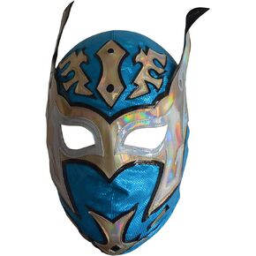 Myztezyz Hunico Semi-Professional Lucha Libre Mask Adult Size Luchador Wrestling Mask Blue Premium Quality Mascara de Luchador for Cosplay or Professional Wrestling