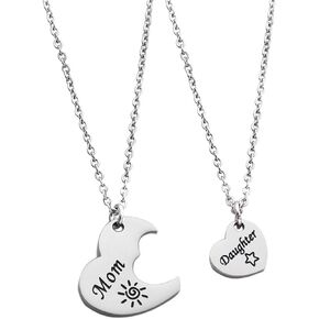 Mother Daughter Matching Gifts Idea Necklace Mom Daughter Necklace Set Gift for Mother and Daughter Mommy and Me Jewelry