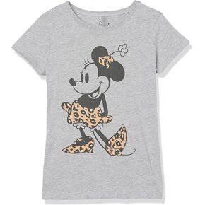 Disney Girl's Leopard Mouse T-Shirt
