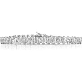 NATALIA DRAKE Accent Diamond Two Hearts Link Bracelet in Kuwait