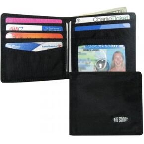 Big Skinny Men's World Bi-Fold Slim Wallet, Holds Up to 35 Cards