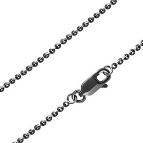 SEA OF ICE Sparkle Paillette Italian Chain Necklace –Silver Chain Necklace for Women and Men – 925 Sterling Silver ring Clasp Jewelry Chain – Multisize Silver Chain Unisex
