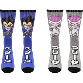 Dragon Ball Z Athletic Socks (2 Pair) - Vegeta &