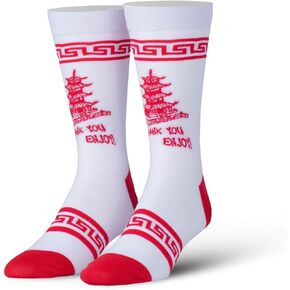 Odd Sox, Food, Chinese Take Out, Novelty Crew Socks, Funny Silly Cool