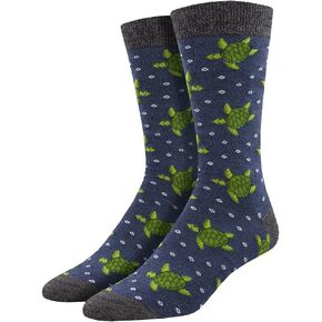Socksmith Turtle Tales Socks Denim Heather Size 10-13, 1 EA