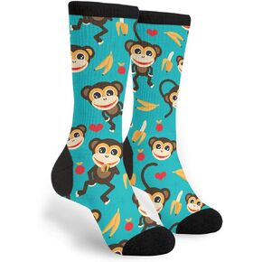 Weed Leaf Socks Women & Men Breathable Novelty Moisture Control Running Crew Socks