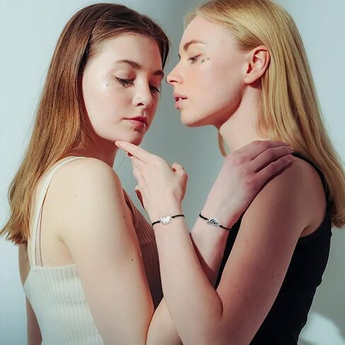 JENDEAR Friendship Bracelet for 2 with Butterfly Bracelet, Friendship Bracelet, Women's Best Friend Gift in Kuwait