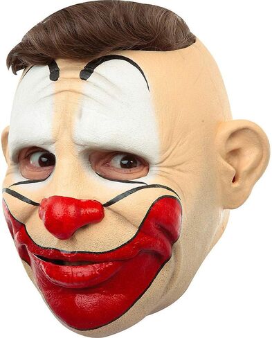 Ghoulish Masks Adult Customizable Hairstyle Friendly Clown Latex Mask in Saudi Arabia