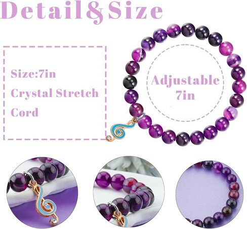 Music Bracelet Music Lovers Gifts for Music Teacher Student Musicians Jewelry Inspirational Gift in Kuwait