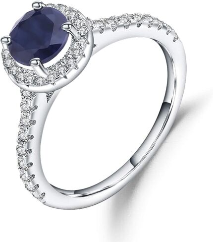 925 Sterling Silver Cubic Zirconia Promise Halo Engagement Promise Eternity Ring for Women in Kuwait