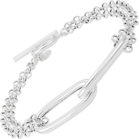 Silpada 'Connected' Sterling Silver Link Bracelet, 7.5" in Saudi Arabia