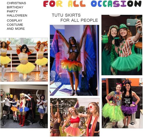 تنورة توتو للسيدات ذات طبقات من التول للرقص تنورة تنورات قصيرة للكبار تنورة توتو عباد الشمس الخضراء لزي الحفلات الأيرلندية (بوليستر، أخضر) in Kuwait