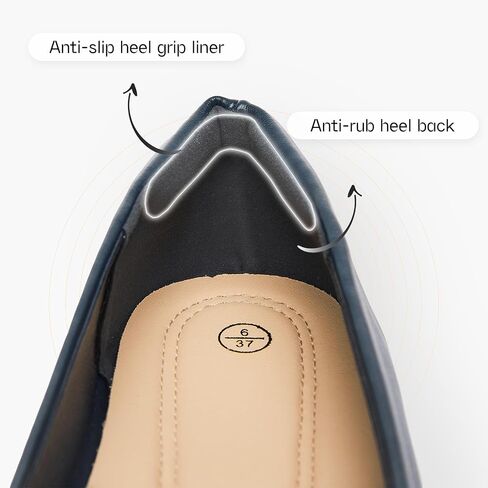 Women's Comfortable Black Leather Dress Ballerina Flats for Office and Work in Saudi Arabia