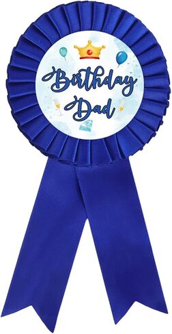 اننورو دبوس شارة مطبوع عليه عبارة Happy Birthday Dad Tad، دبابيس زر وردة عيد ميلاد للرجال، دبوس بروش اكسسوارات حفلة عيد ميلاد سعيد، زينة حفلات البالغين، عبوة من قطعة واحدة، دبوس، لا, دبوس, بدون أحجار in Kuwait