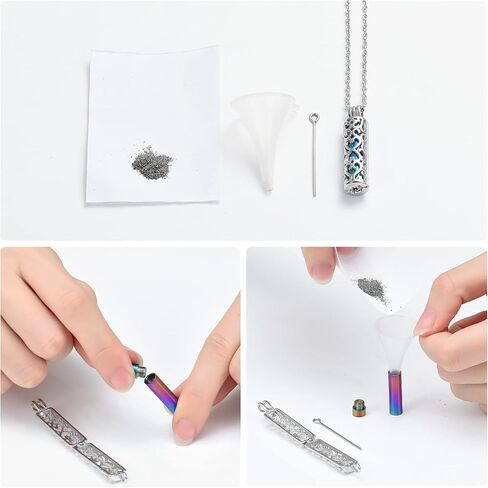 shajwo Cylinder Urn Necklace for Ashes for Women Men Cremation Jewelry Keepsake Memorial Human Pet Ashes Pendant in Saudi Arabia