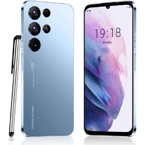 Cheap Smartphone， 6.6'' HD Display, Android 10 OS, 16GB ROM(Extendable to 128GB), Dual SIM Dual Camera, WiFi,GPS,Face ID Mobile Phones (Black)