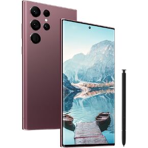 for A24 Ultra Cell Phone, Smartphone Unlocked Android, Long Battery Life, S Pen, US Version, 6+256GB Android 13 with 128GB Memory Card,6.82HD Screen,Dual SIM/Fingerprint Lock/Face ID (A24Ultra_Black)