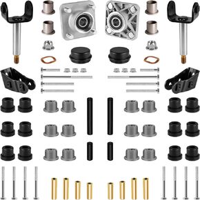 Drive-up Golf Cart Front End Repair Deluxe Kit for Club Car Precedent 2004-Up Gas and Electric Models