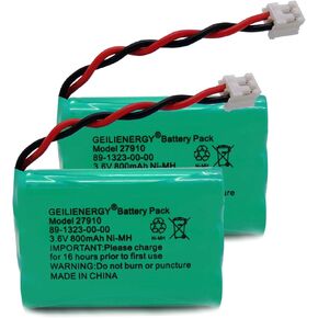 GEILIENERGY 27910 Cordless Phone Battery Rechargeable Compatible with 89-1323-00-00 E1112 E2801 TL72108 SD-7501 23-959 Cordless Handsets 3.6V(Pack of 3)