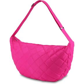 Women's Large and Slouchy Crossbody Hobo Bag Lightweight Soft Tote Bag Functional- Stylish