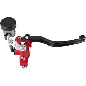 KIMISS Clutch Lever, Right Motorcycle Hydraulic Clutch Lever Master Cylinder Straight Push Brake Pump (black)