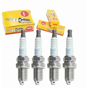 4 pc NGK Standard Spark Plugs compatible with Hyundai Elantra 1.8L 2.0L L4 1996-2012