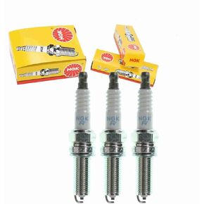 3 pc NGK Standard Spark Plugs compatible with Smart Fortwo 1.0L L3 2008-2015