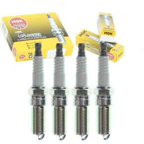 4 pc NGK G-Power Spark Plugs compatible with Chevrolet Equinox 2.4L L4 2010-2017