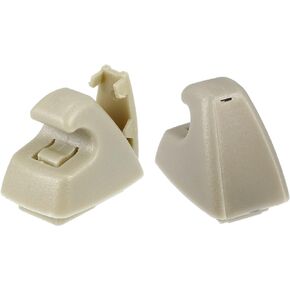 X AUTOHAUX 2pcs Sun Visor Support Clip Retainer 95994975 for Chevrolet Cruze Sonic Spark for Buick Verano Sun Visor Support Clip Holder Bracket Hanger 95994976 Plastic Beige Anti Vibration