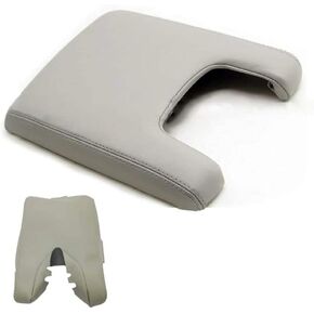 DSparts Center Console Lid Armrest Cover Leather Fit for 2009-2012 Acura TL Leather Part Only Gray