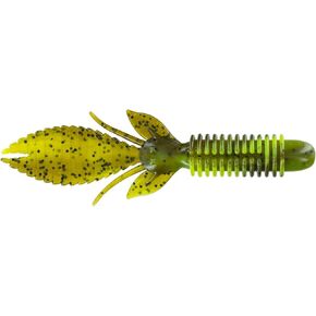 Big Bite Baits 4.5'' BFE/Green Pumpkin/Chartreuse Swirl (6 Pack)