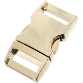 West Coast Paracord Metal Alloy Buckles - Durable and Strong Construction (1/2-inch Gold, 2 Pack)