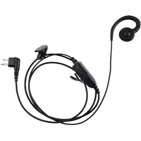 Single Wire Swivel Walkie Talkie Earphone with PTT and Microphone for 2 Pin 2.5mm+3.5mm Motorola Two Way Radio CP200 GP2000 XU1100 PRO3150 SP10