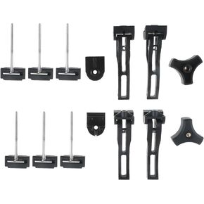Aupoko Universal Replacement Part for Hard Tri-fold Tonneau Cover Include T-Bolt, Rear Clamp, Front Clamp