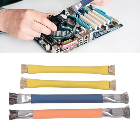 4PCS Keyboard Maintenance Cleaning Brush Kit Electronics Cleaning Brush Set Keyboard Brush Kit Mini Keyboard Cleaning Brush Anti Static ABS Handle in Saudi Arabia